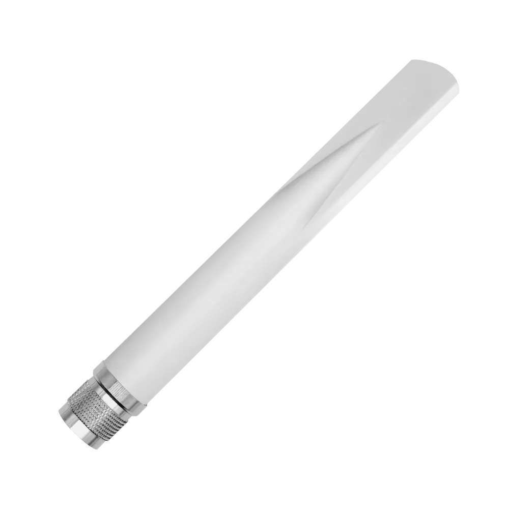 White 5G Cellular LTE Omni Rubber Rod Antenna for Outdoor AP