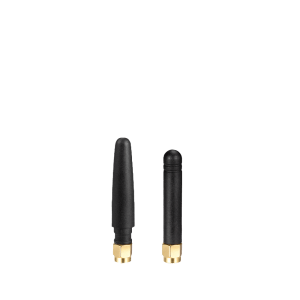 Black 2.4G WiFi Bluetooth Mini Straight Rubber Antenna with SMA Direct Mount