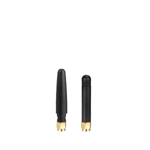 Black 2.4G WiFi Bluetooth Mini Straight Rubber Antenna with SMA Direct Mount