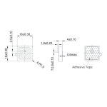 AIGC026 GNSS GPS Passive Antenna dismension -ABOOSTY