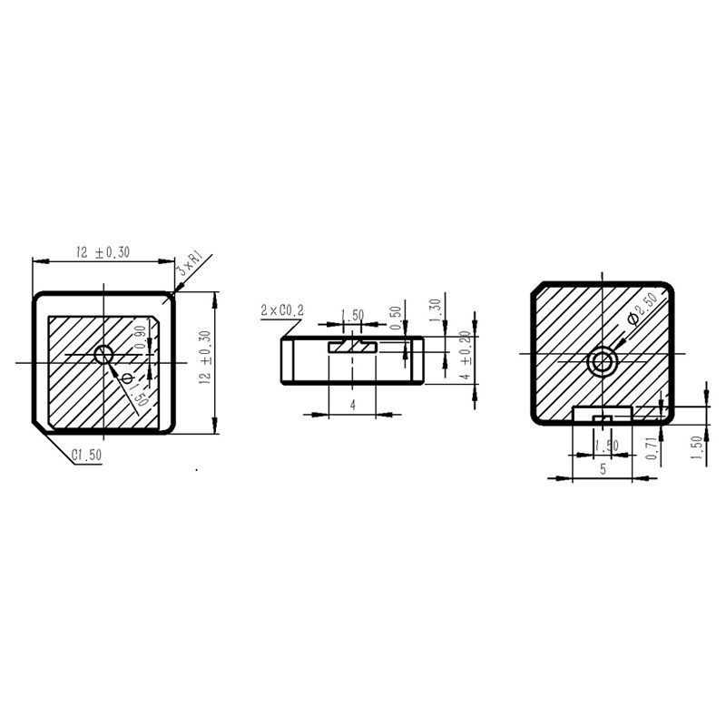 AIGC030-Passive-Antenna-dismension-ABOOSTY