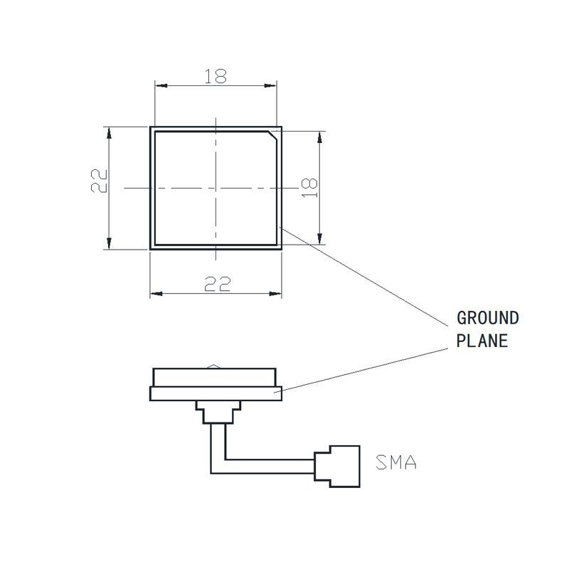 AIGC030-Passive-Antenna-ground-plane-ABOOSTY
