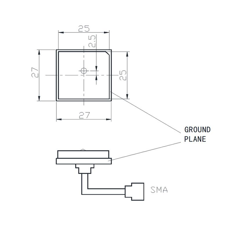 AIGC032-GNSS-Passive-Antenna-ground-plane-ABOOSTY