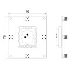 AIGC038-GPS-GLONASS-Beidou-Galileo-Passive-Patch-Four-Feed-Antenn