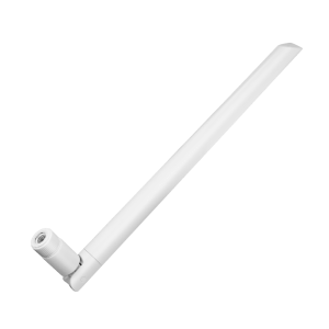 External 2.4&5.8G Dual-Band Wifi/BT White Swivel Whip Antenna