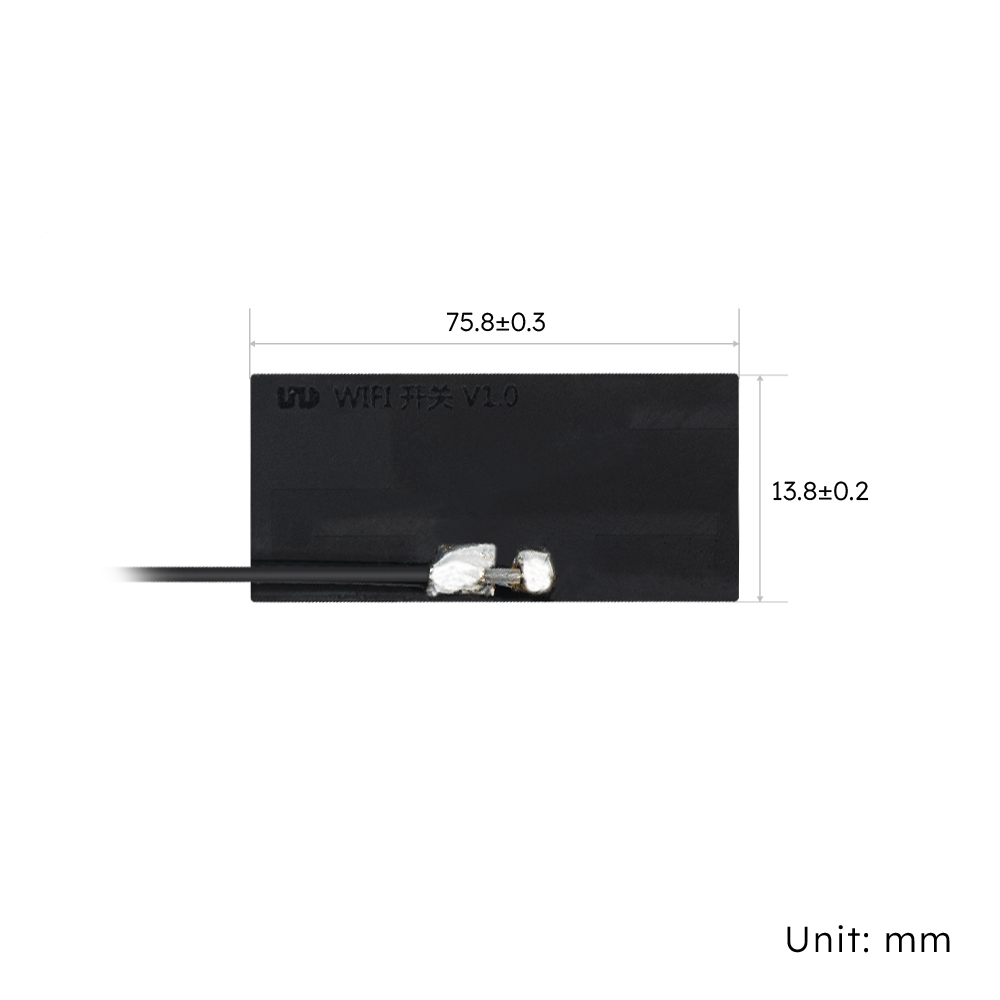 AIWF027-WiFi-Embedded-FPC-Antenna-size