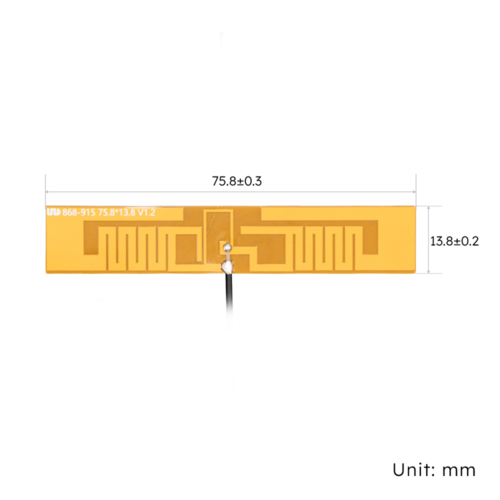 Adhesive-LoRa-Embedded-FPC-Antenna-75.8-x-13.75-mm