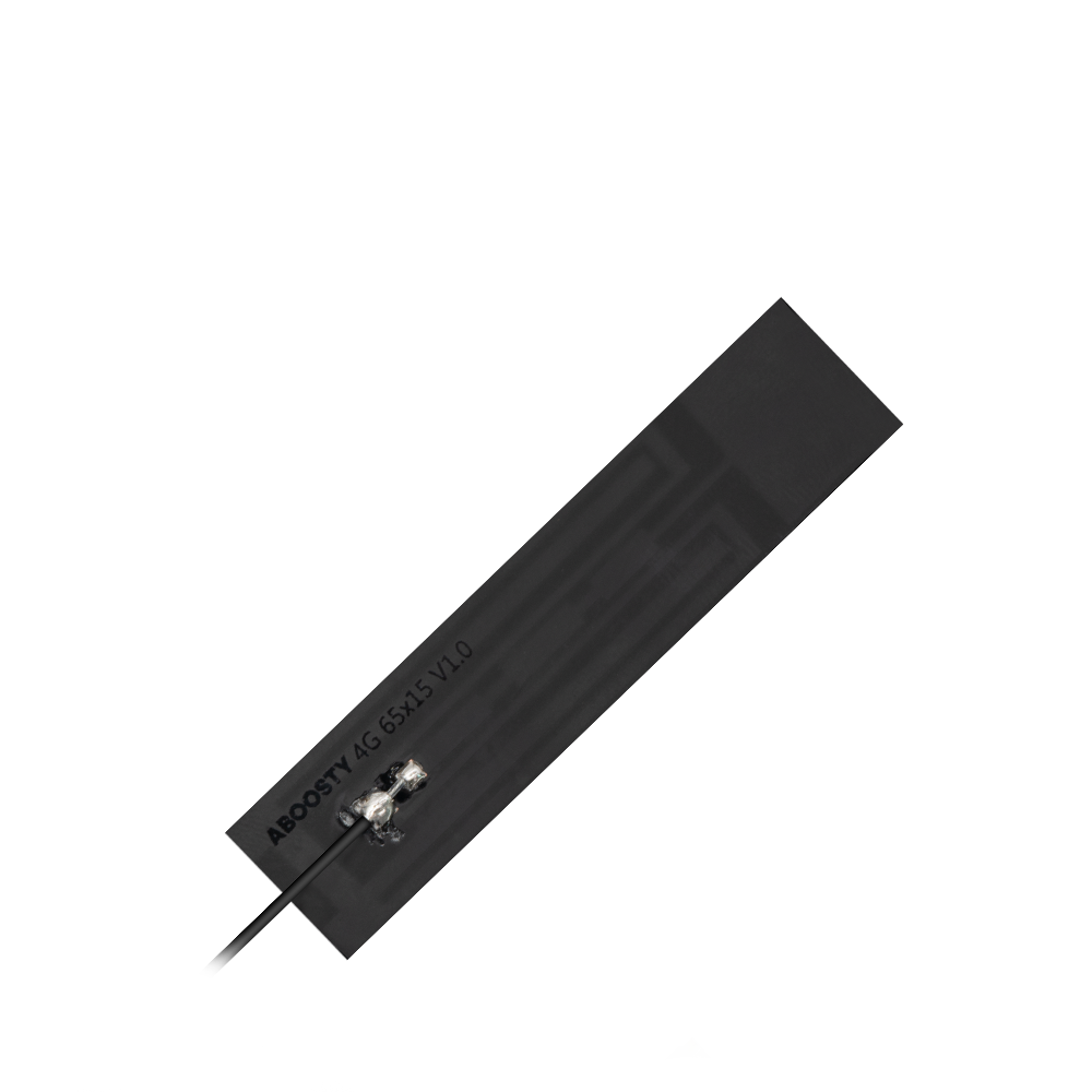 ABOOSTY AICF007-65x15mm-SMA 4G LTE 65x15mm Flex PCB Antenna with 450mm Cable and SMA Male Connector