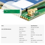 ABOOSTY AICP65x15 L200 MCX-J LTE/Cellular PCB Antenna Specifications
