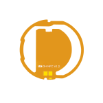 ABOOSTY AINF004 38x37mm Adhesive NFC FPC Antenna – High-Performance Embedded Antenna for smart payment