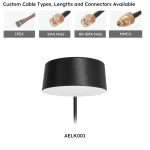 AELK001-SMA male Antenna - Customizable cable length and connector type (SMA, IPEX, TNC, etc.)