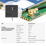 AIGF002 – L1 GNSS Flex PCB Antenna (GPS L1, BDS B1, GLONASS G1) Parameters