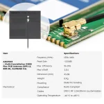 AIGF003 – Multi-Constellation GNSS Flex PCB Antenna (GPS L1, BDS B1, GLONASS G1) Technical Parameters