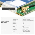 AIWF029 40x8mm WiFi7 dimension drawing with 100mm cable