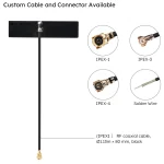 ABOOSTY AIWF030 Wi-Fi 7 Embedded FPC Antenna with IPEX 1.13 80mm cable