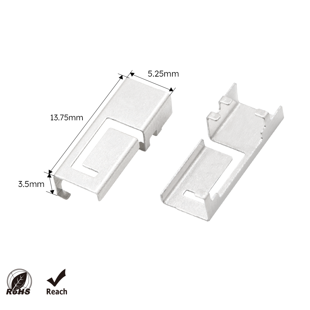 ADWM005 Mechanical dimensions 13.75 × 5.25 × 3.5 mm stamped-metal antenna