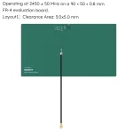 DWH008-SMD-Chip-antenna-Operating-at-2450-±50-MHz-on-a-90-x-50-x0.8-mm-2